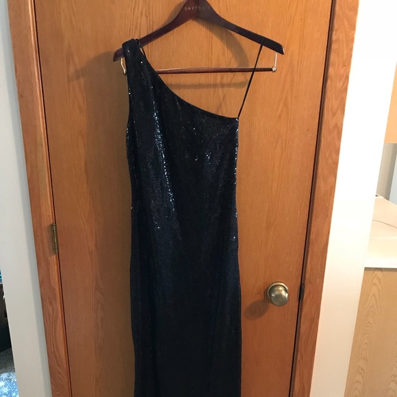 Black sequence prom dress - Picture 1 of 4